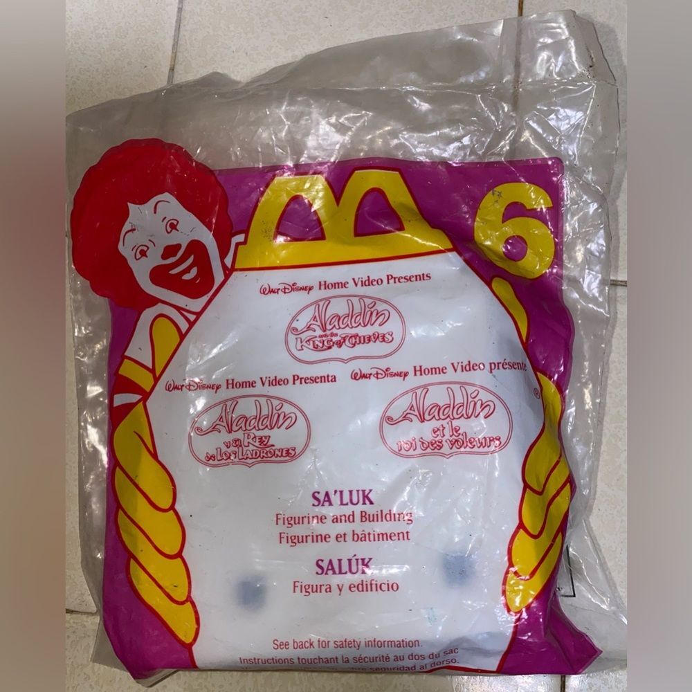 Vintage Saluk Mcdonalds Toy alladin 1996 - Picture 4 of 4